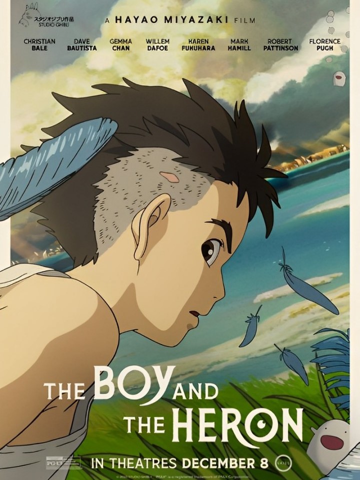 O menino e a garça poster